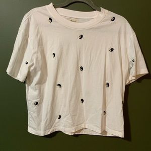 Madewell YinYang crop top